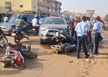 Conakry- Lambanyi: Un accident de circulation fait 6 blessés graves et d&rsquo;autres dans le coma