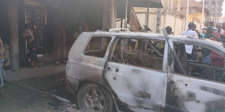 Conakry : Incendie dévastateur dans le quartier Kiroti.