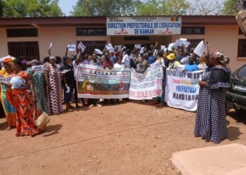 Kankan : Les enseignants contractuels non retenus demandent la signature de leur arrêté d&rsquo;engagement.