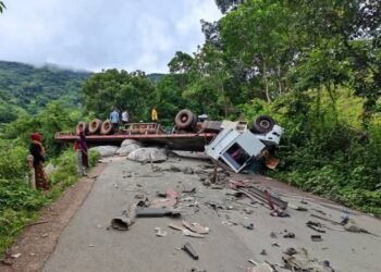 Accident majeur à Mamou : l’axe Mamou–Faranah entièrement paralysé