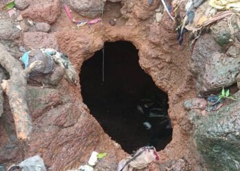 Sangoyah Secteur 5 : Inquiétude autour d’un mystérieux trou apparu en pleine zone habitée   