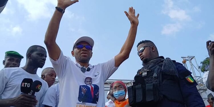 Présidentielle en Guinée : le candidat du FRONDEG promet de faire de la lutte contre l’insécurité et l’injustice ses priorités.   