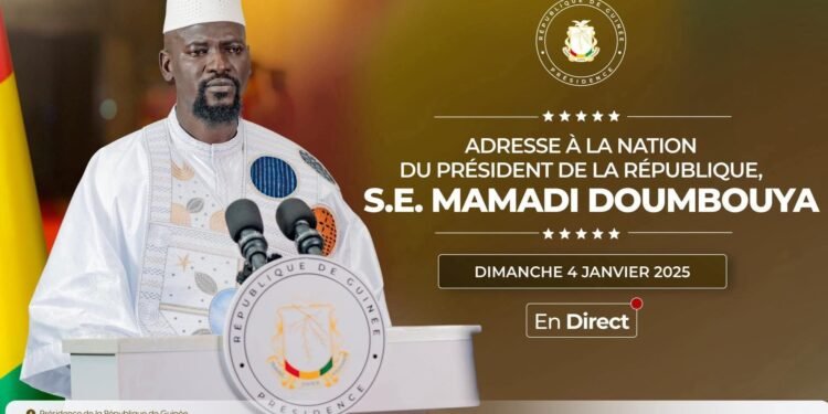Adresse à la Nation : Le président élu Mamadi Doumbouya appelle à l&rsquo;unité pour le développement de la Guinée.   
