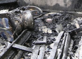 Kankan : une concession consumée par un incendie suite à un court-circuit   