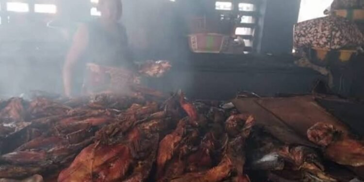 Fumage de poissons à Conakry : entre difficultés et faibles revenus, le calvaire des femmes.   