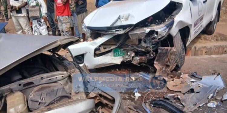 Kindia : un accident de la circulation impliquant un véhicule administratif fait un mort.