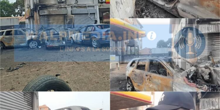 T5 : Un incendie provoqué par un accident fait un mort et d’importants dégâts à la station Shell