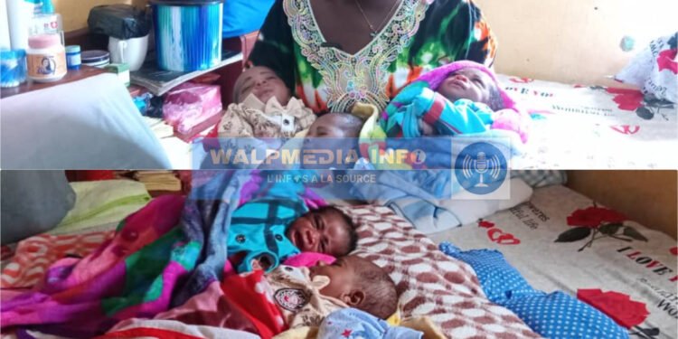 Conakry : naissance de triplés dans la famille Conté, Mamadama lance un appel à l’aide