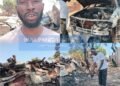 Gbessia : Un incendie ravage plusieurs véhicules et ateliers ce vendredi 1er mai   