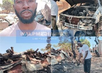 Gbessia : Un incendie ravage plusieurs véhicules et ateliers ce vendredi 1er mai   