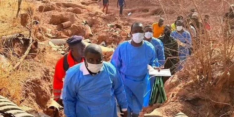Siguiri : plusieurs décès enregistrés dans une mine après un éboulement à Bouré-Kintinian