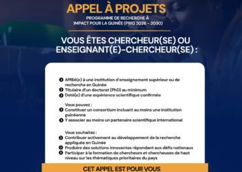 MESRS PRIG 2026–2030 | Lancement officiel de l’appel à projets du Programme de Recherche à Impact pour la Guinée 