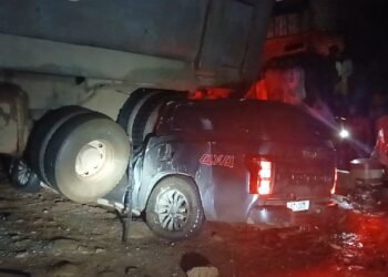 Drame à Kagbelen : quatre morts dans une violente collision entre un camion et un véhicule particulier
