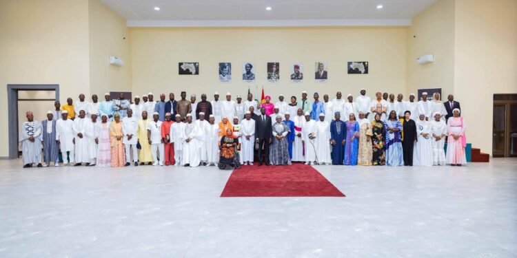 Au palais Mohammed V, Mamadi Doumbouya remercie le CNT