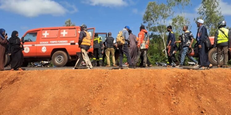 Route Labé-Mali : un mort et huit blessés dans le renversement d’un véhicule de transport