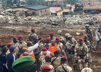 Dar-Es-Salam : Mamadi Doumbouya se rend sur le site du drame