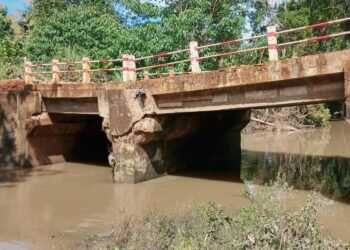 KISSIDOUGOU-KOUROUSSA : Un pont neuf de plusieurs milliards s&rsquo;affaisse       