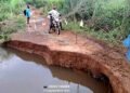 Kissidougou : Un pont endommagé coupe Dandou de plusieurs villages après de fortes pluies   