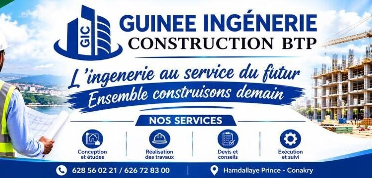 Guinée Ingénierie Construction BTP : Bonne fête d&rsquo;indépendance au peuple de Guinée    